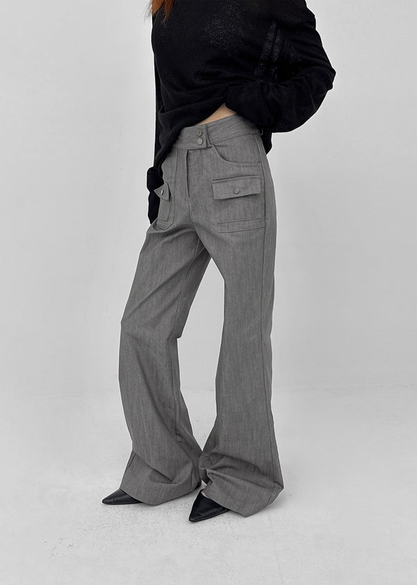 Koshabe Pocket Bootcut Pants