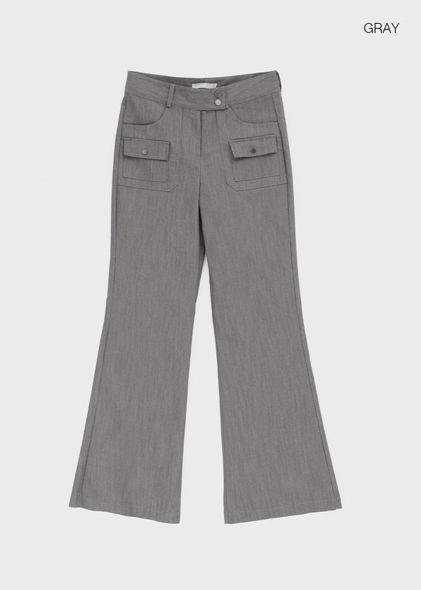 Koshabe Pocket Bootcut Pants