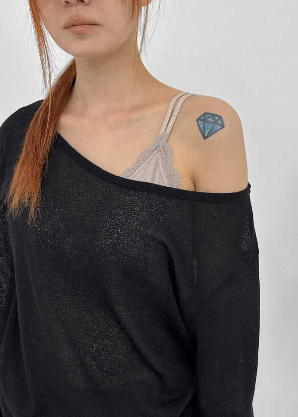 [MADE] Monev Linen Knit Long-Sleeve Tee