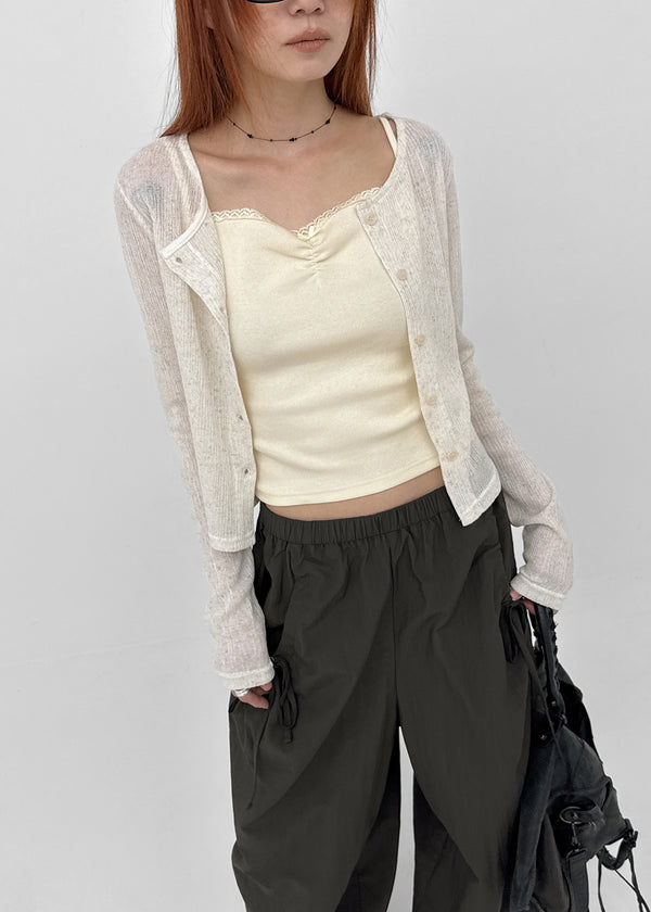 [MADE] Kiplen SET - Sleeveless Cardigan