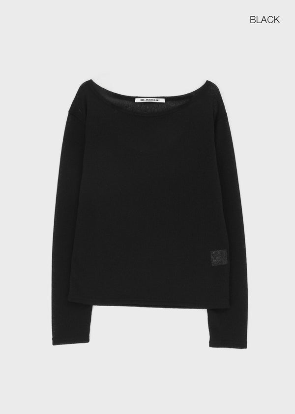 [MADE] Monev Linen Knit Long-Sleeve Tee