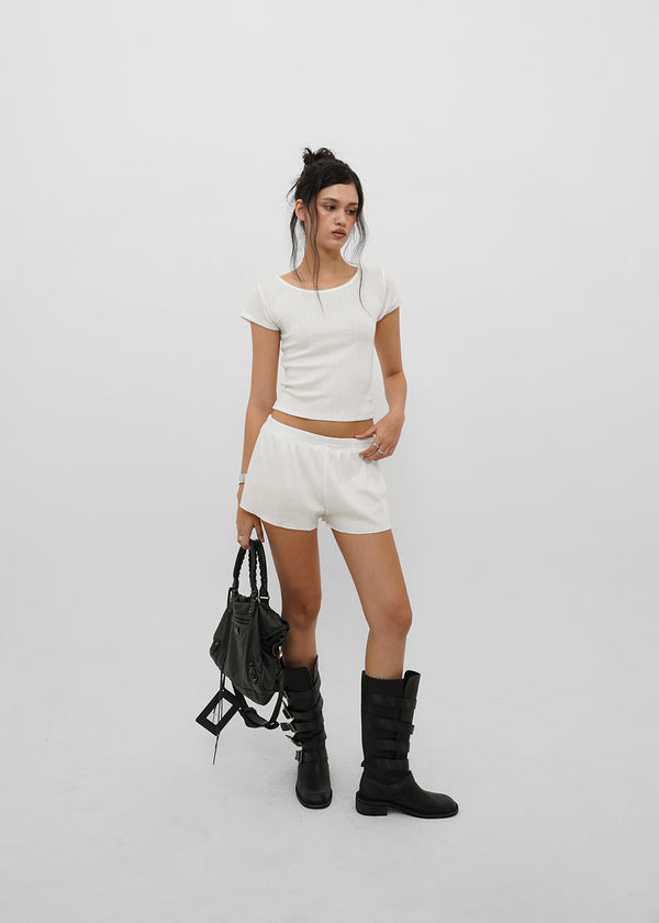 [B-BASIC] Punching Banded Shorts (2 Sizes)