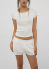 [B-BASIC] Punching Short-Sleeve Tee (2 Sizes)