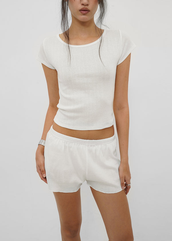 [B-BASIC] Punching Short-Sleeve Tee (2 Sizes)