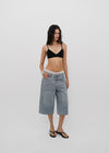 [B-DENIM] SUMMER WASHED BERMUDA JEANS 055