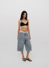[B-DENIM] SUMMER WASHED BERMUDA JEANS 055