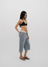 [B-DENIM] SUMMER WASHED BERMUDA JEANS 055