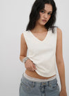 [B-BASIC] Tension Standard V-Neck Sleeveless Top (2 SIZE)