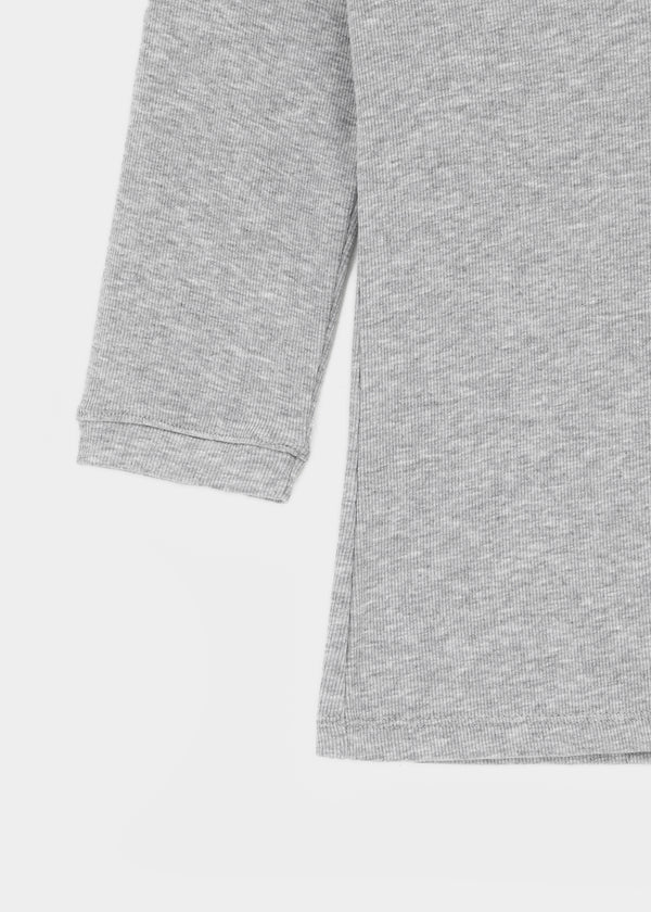[MADE] Plum V-neck 3/4 Sleeve Tee