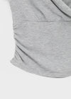 [MADE] Cujes Wrap Cap Sleeve Short Sleeve Top (Set Available)