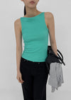 Roavo Boat Neck Sleeveless