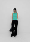 Roavo Boat Neck Sleeveless