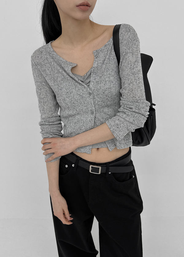 [MADE] Kiplen SET - Sleeveless Cardigan