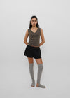 [B-BASIC] Tension Standard V-Neck Sleeveless Top (2 SIZE)