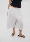 [B-BASIC] Mid-Sweat Cut-Out Bermuda Pants