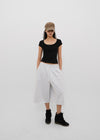 [B-BASIC] Mid-Sweat Cut-Out Bermuda Pants
