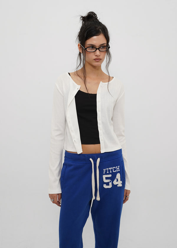 [B-BASIC] Punching Cardigan (2 Sizes)