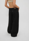 [B-DENIM] LOW WIDE COTTON PANTS 056