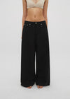 [B-DENIM] LOW WIDE COTTON PANTS 056