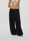 [B-DENIM] LOW WIDE COTTON PANTS 056
