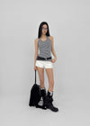 Thurid Striped Halter Top
