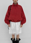 Zicron High-neck Nylon Windbreaker Jumper