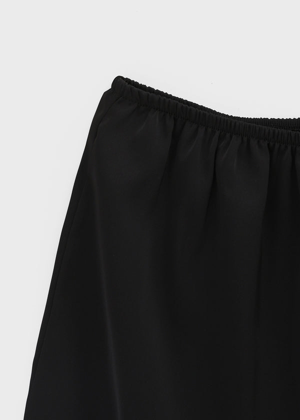 Curryner Satin Lace Midi Skirt