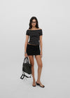[B-BASIC] AirSweat Mini Skirt-Pants (2SIZE)