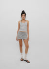 [B-BASIC] Tension Cotton Strap Halter Sleeveless Top (2 SIZE)