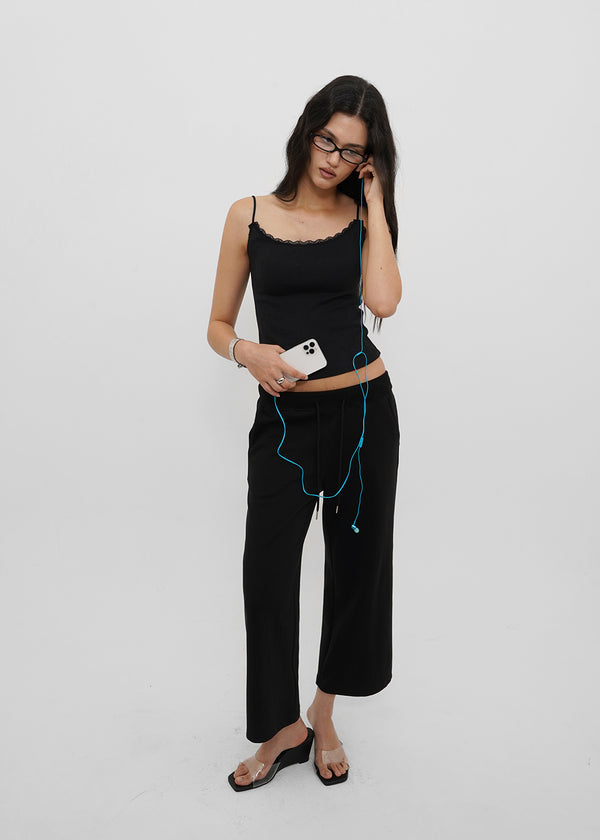 [B-BASIC] Air Sweat Capri Banding Pants