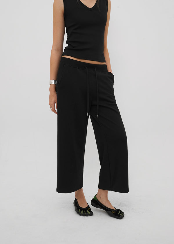 [B-BASIC] Air Sweat Capri Banding Pants
