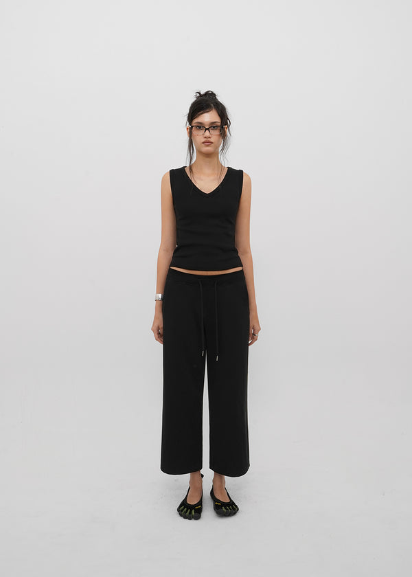 [B-BASIC] Air Sweat Capri Banding Pants