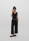 [B-BASIC] Tension Standard V-Neck Sleeveless Top (2 SIZE)