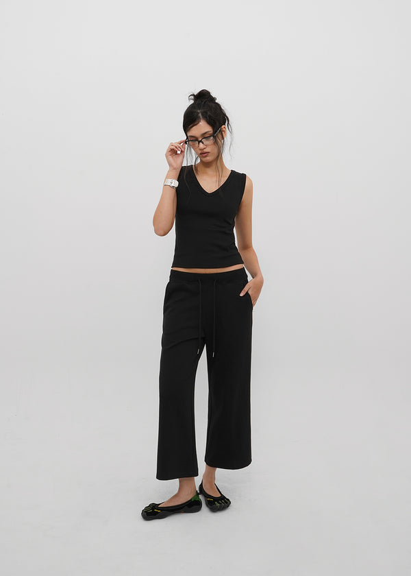 [B-BASIC] Tension Standard V-Neck Sleeveless Top (2 SIZE)