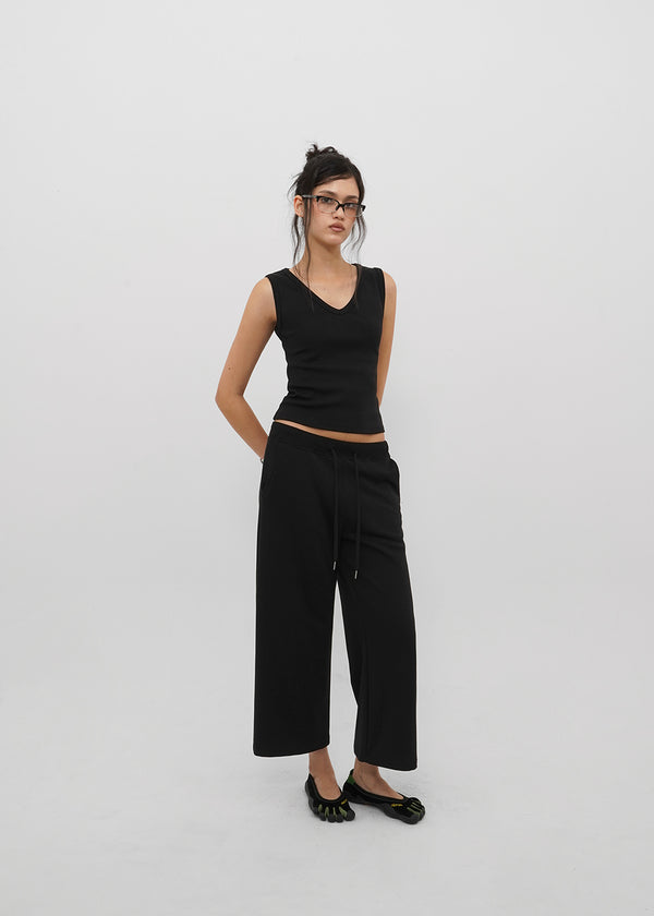 [B-BASIC] Air Sweat Capri Banding Pants