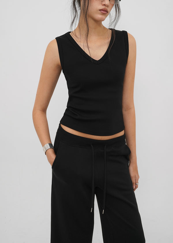 [B-BASIC] Tension Standard V-Neck Sleeveless Top (2 SIZE)