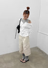 Lopinut Banding Cargo Bermuda Pants