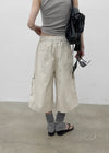 Lopinut Banding Cargo Bermuda Pants