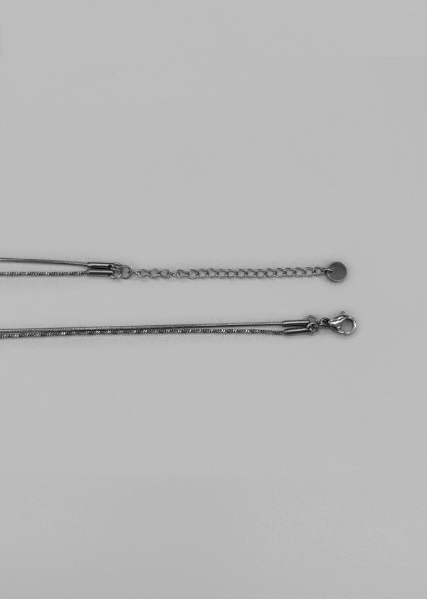 Tiklam Layered Silver Necklace