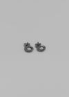 Tukatsu Silver Circle Earrings