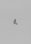 (SILVER 925) Cubic Cross Piercing