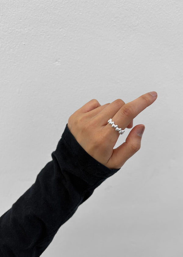 (SILVER 925) Ringkop Circle Open Ring