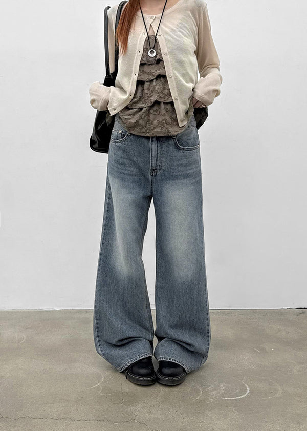 Wisyou Wide Bootcut Denim Pants