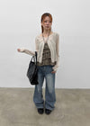 Wisyou Wide Bootcut Denim Pants