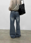 Wisyou Wide Bootcut Denim Pants