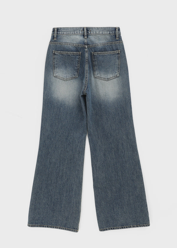 Wisyou Wide Bootcut Denim Pants