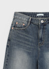 Wisyou Wide Bootcut Denim Pants