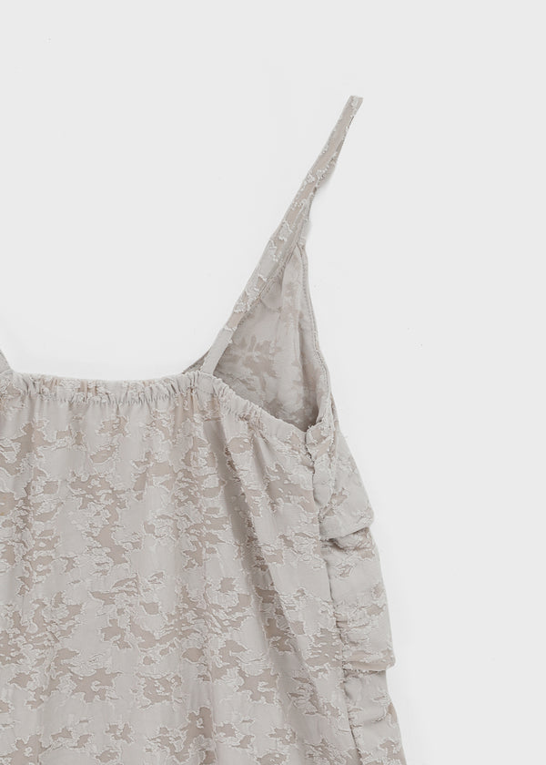 Fourjay Vintage Cancan Frill Sleeveless Top