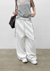 (UNISEX) Pureng String Wide Elastic Waist Pants