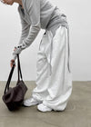 (UNISEX) Pureng String Wide Elastic Waist Pants